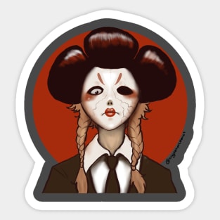 Sakura in the Mask Sticker